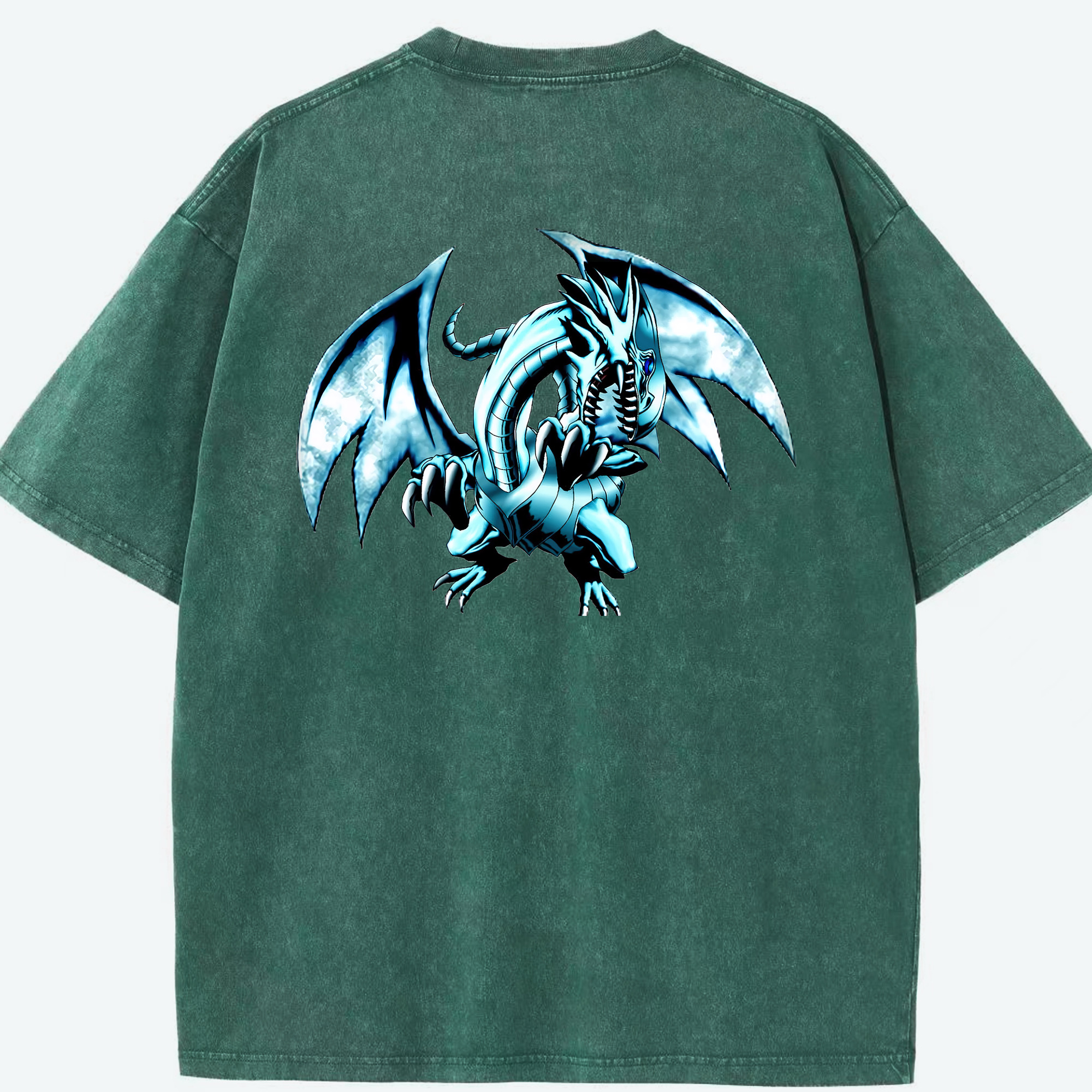 （画像用） 遊☆戯☆王 Yu-Gi-Oh! 綿100% ヴィンテージ風 半袖Tシャツ（背面プリント）